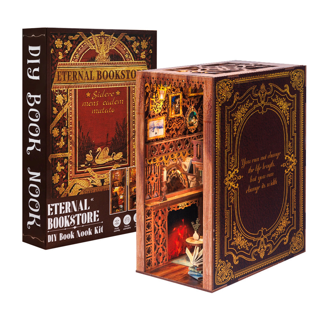 Lysliv DIY Book Nook Kit | Eternal Bookstore