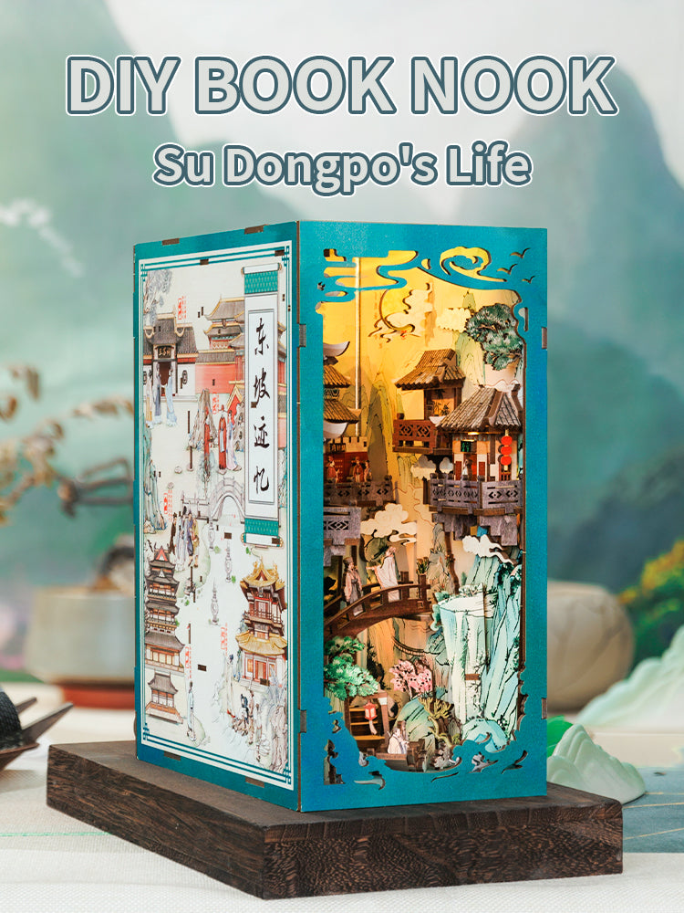 Lysliv DIY Book Nook Kit | Su Dongpo's Life
