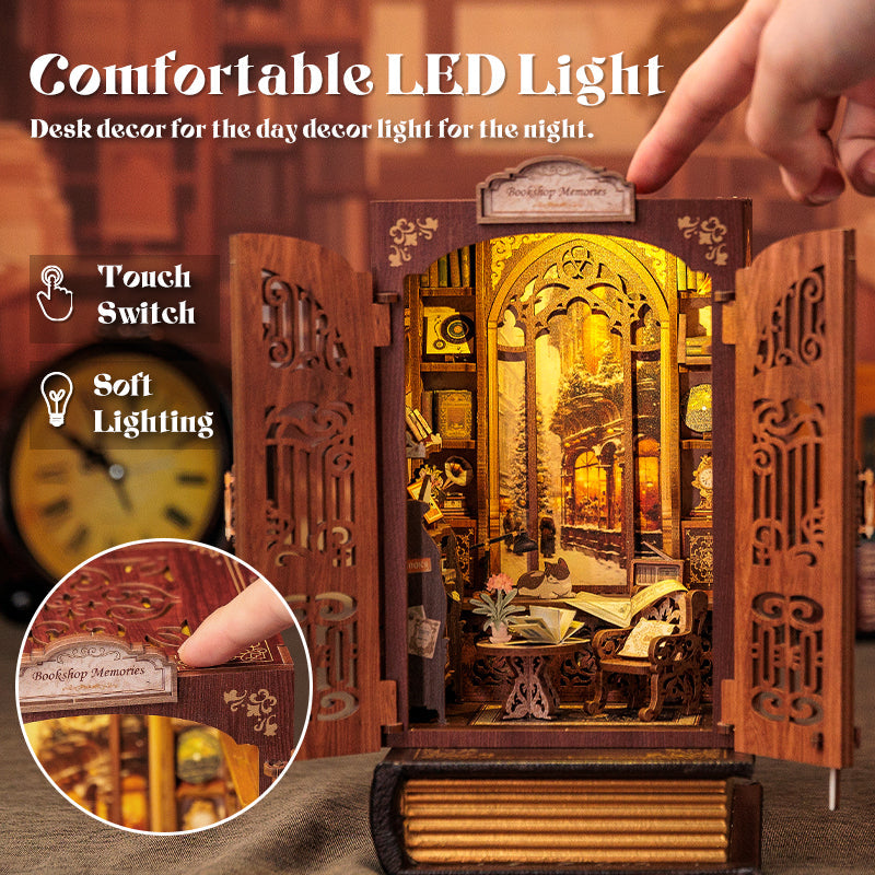 Lysliv DIY Book Nook Kit | Bookshop Memories