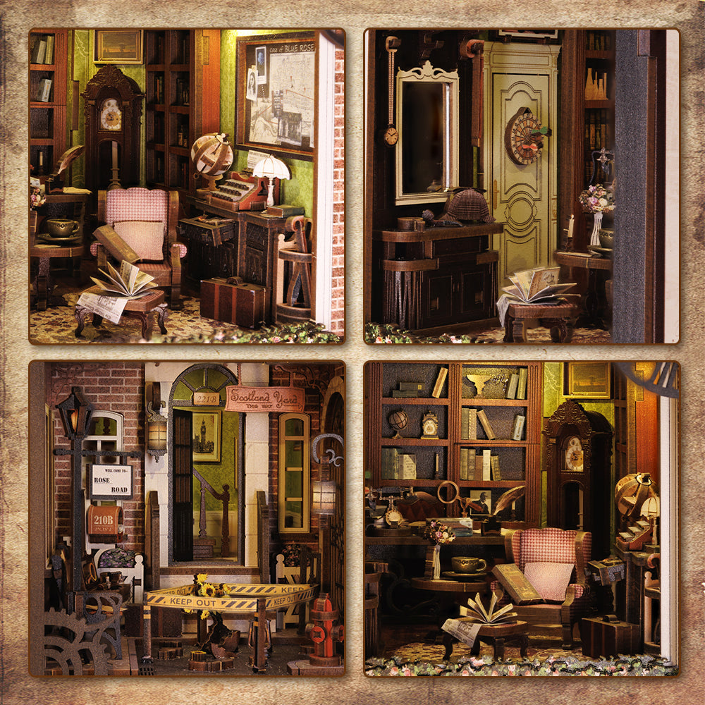 Lysliv DIY Book Nook Kit | Rose Detective Agency