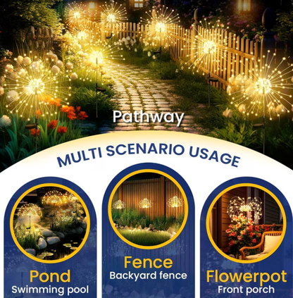 Solar Firework Garden Decor Lights-120/8