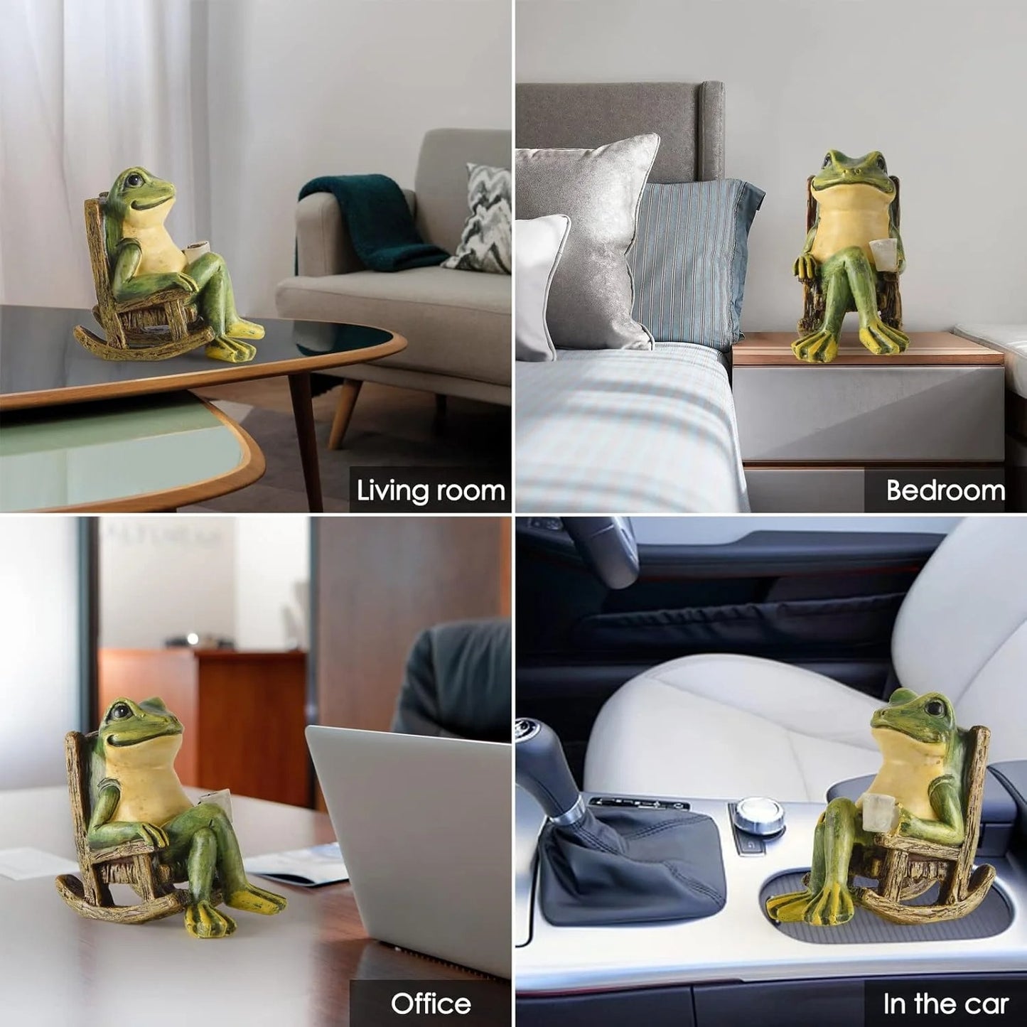 Miniature Frog Garden Statue