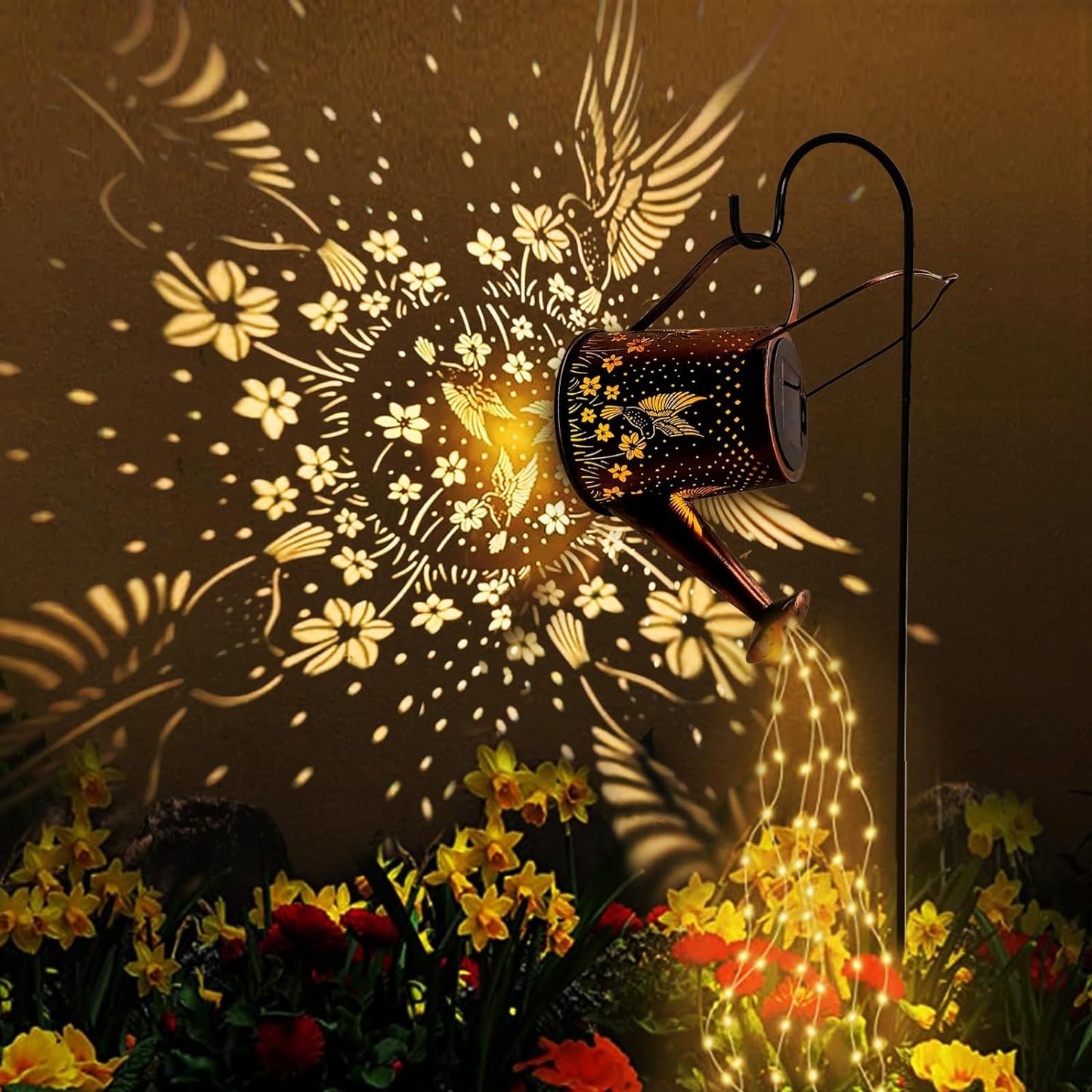 Solar Watering Can Outdoor Lights (Butterfly)
