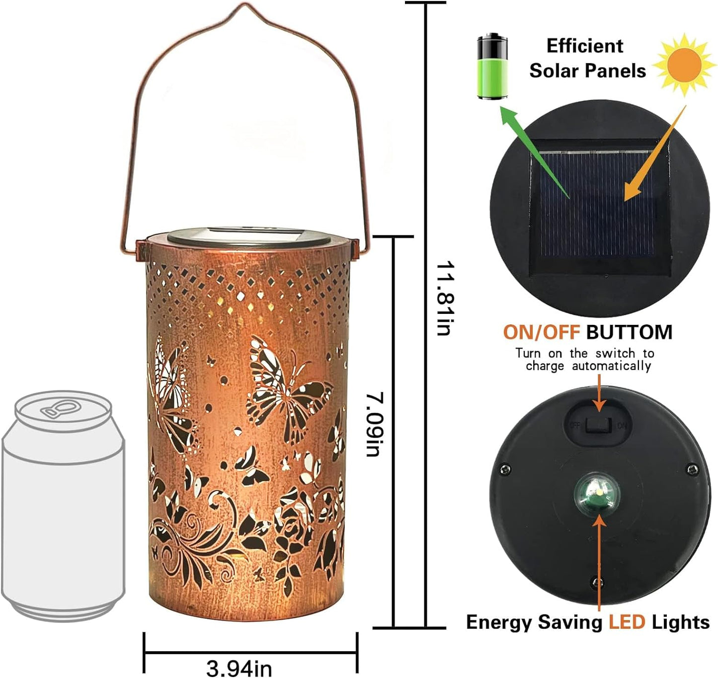 Solar Lantern Outdoor Garden (Butterfly)