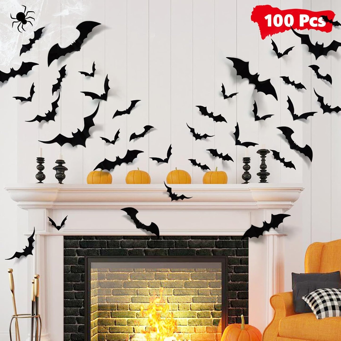 Lysliv Bats Halloween Decorations