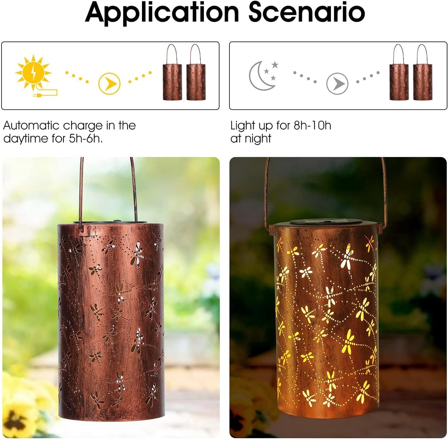 Solar Lantern Outdoor Garden (Dragonfly)