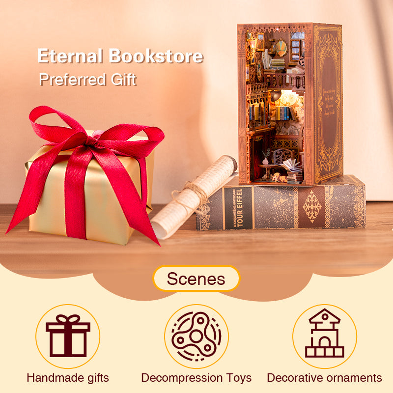 Lysliv DIY Book Nook Kit | Eternal Bookstore