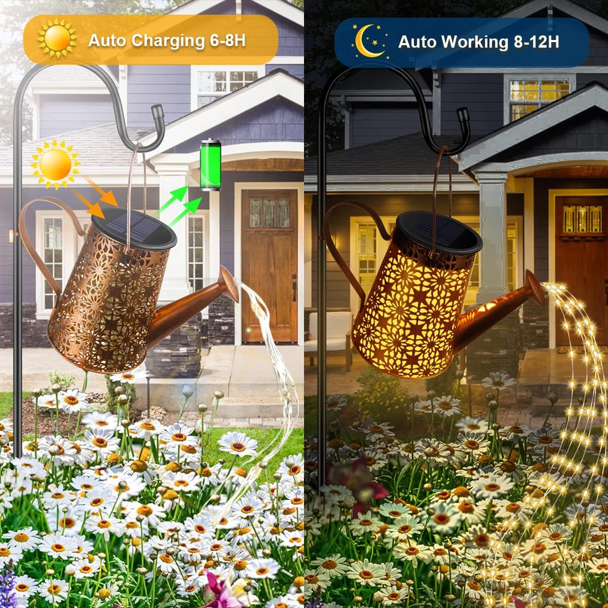 Solar Watering Can with Lights (Sunflower)