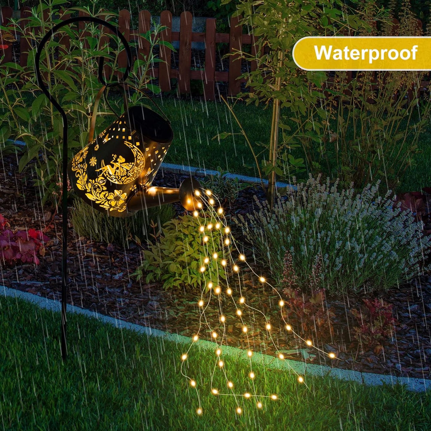 Solar Watering Can with Lights (Fairy)
