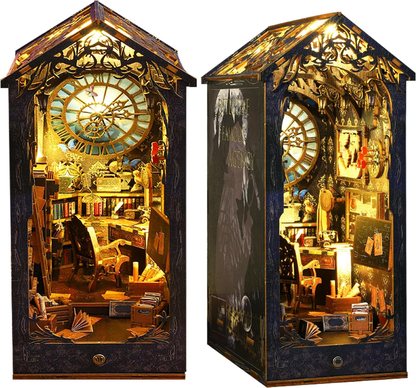 Lysliv Book Nook Kit - DIY Doll House Booknook