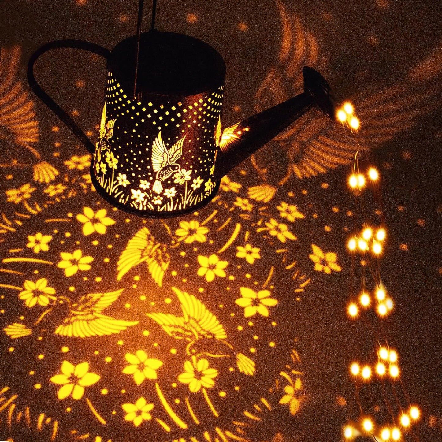 Solar Watering Can Outdoor Lights (Butterfly)