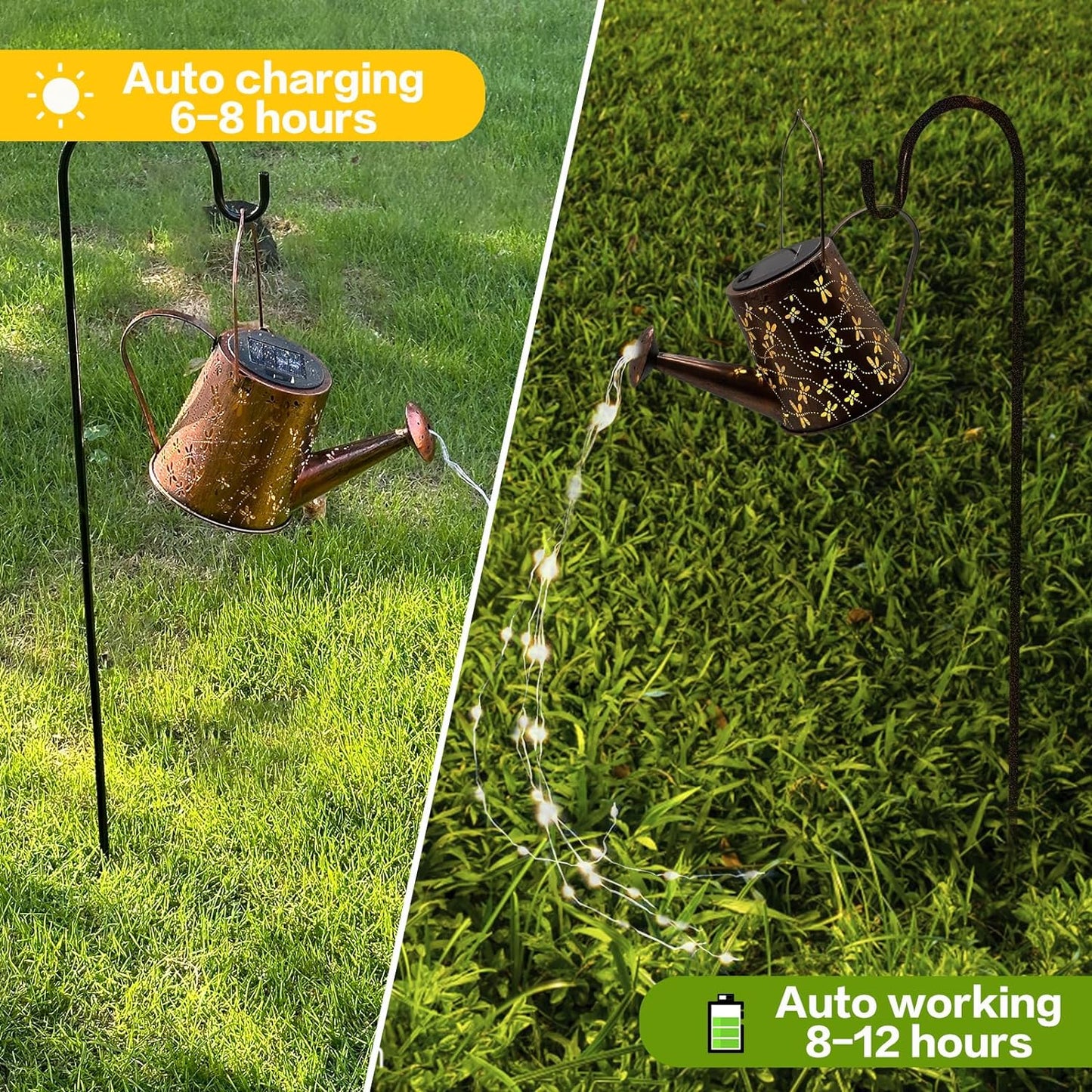 Solar Watering Can Outdoor Lights (Dragonfly)