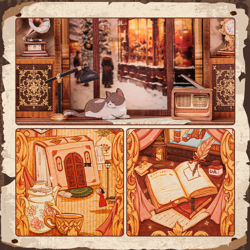 Lysliv DIY Book Nook Kit | Bookshop Memories